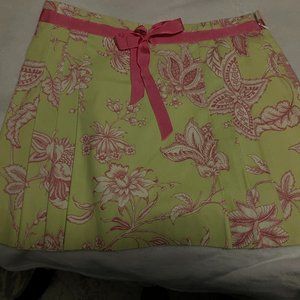 "Molly" Made in Massachusetts- Pink and Green - Size 8- Skirt